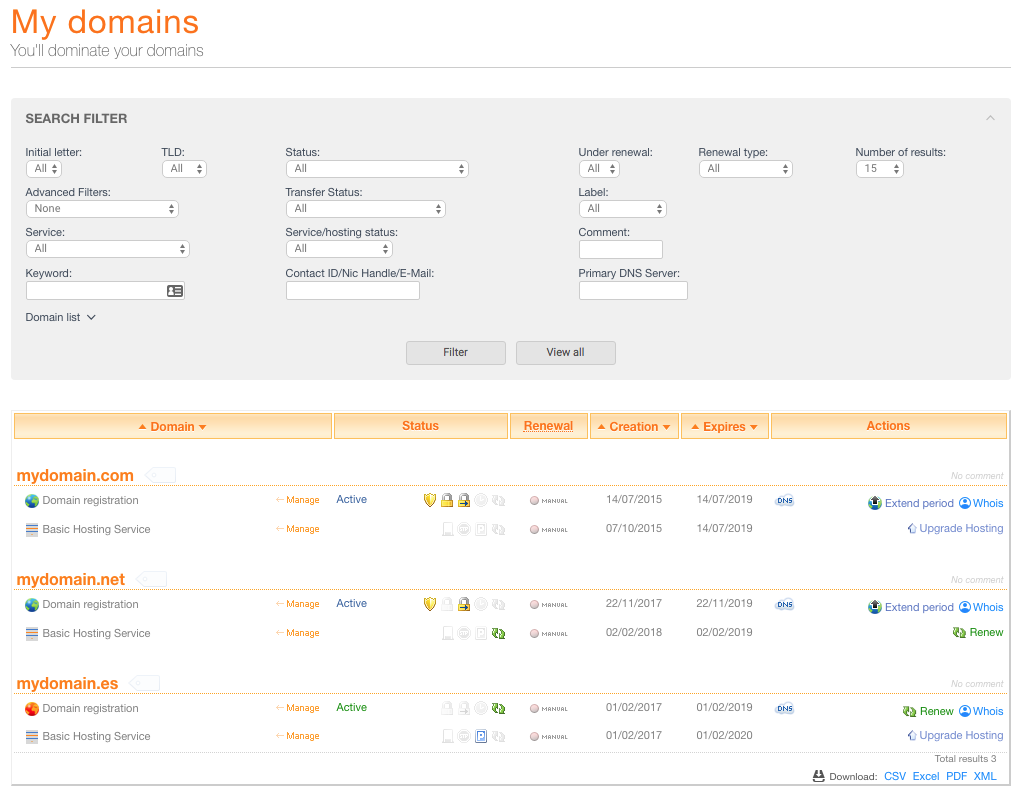 How to find out my domain manager